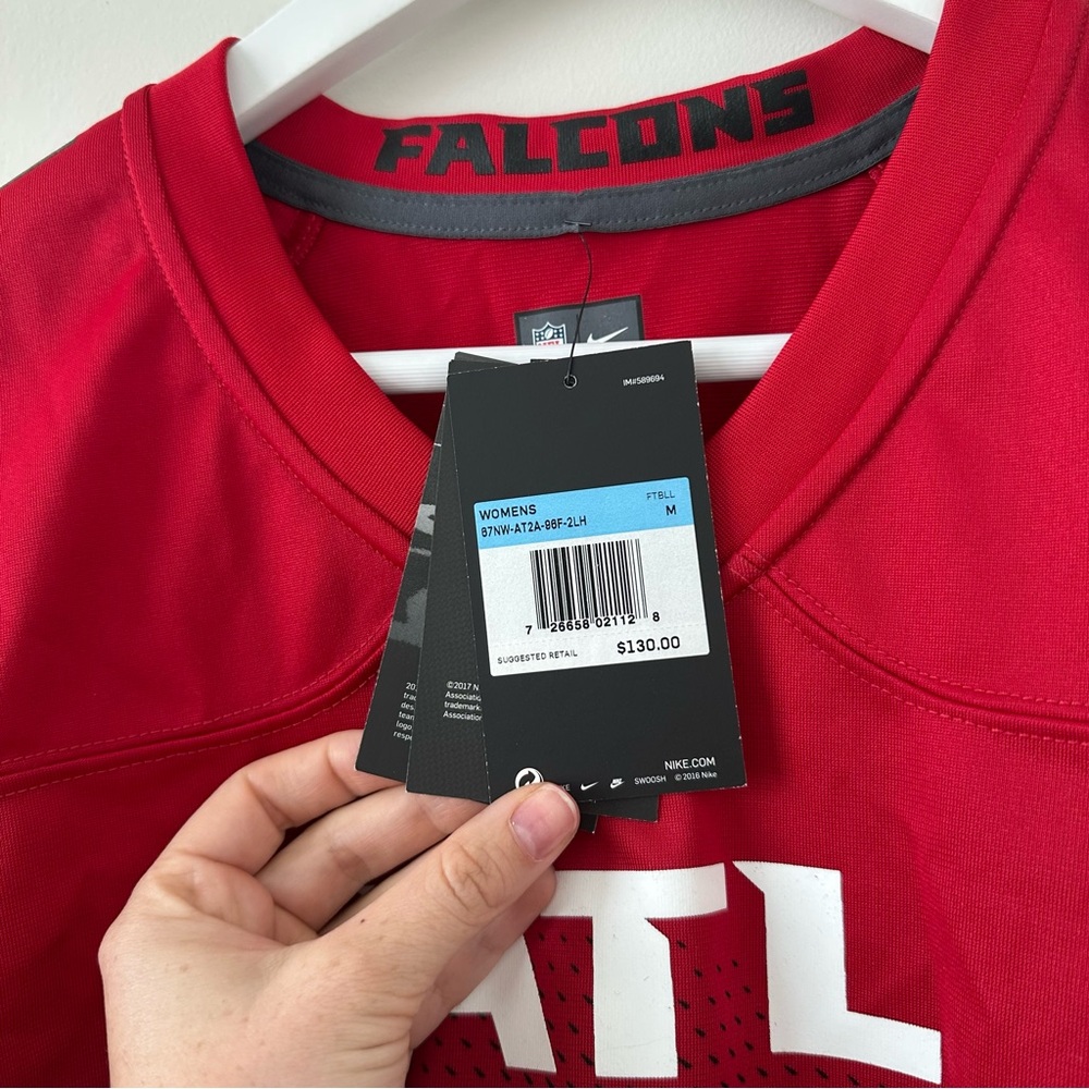 Women’s Atlanta Falcons Jersey Nike Kyle Pitts Football NFL ATL Georgia Size M - Picture 5 of 11
